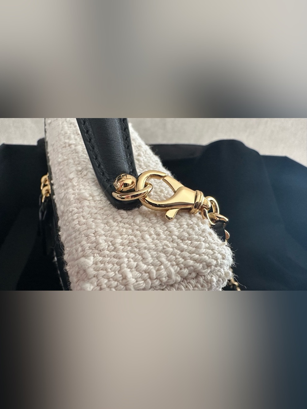 CHANEL Coco Beach 2026 Half Vanity Top-Handle Bag with Black Trim - Picture 3 of 13